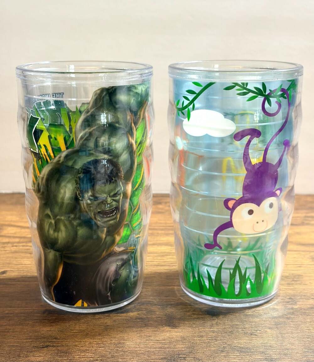 Tervis Marvel The Hulk 10oz & Children's Jungle Monkey 10oz Tumbler Set